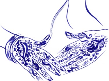 Henna wedding tattoo
